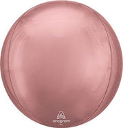 orbz balloons, rose gold orbz