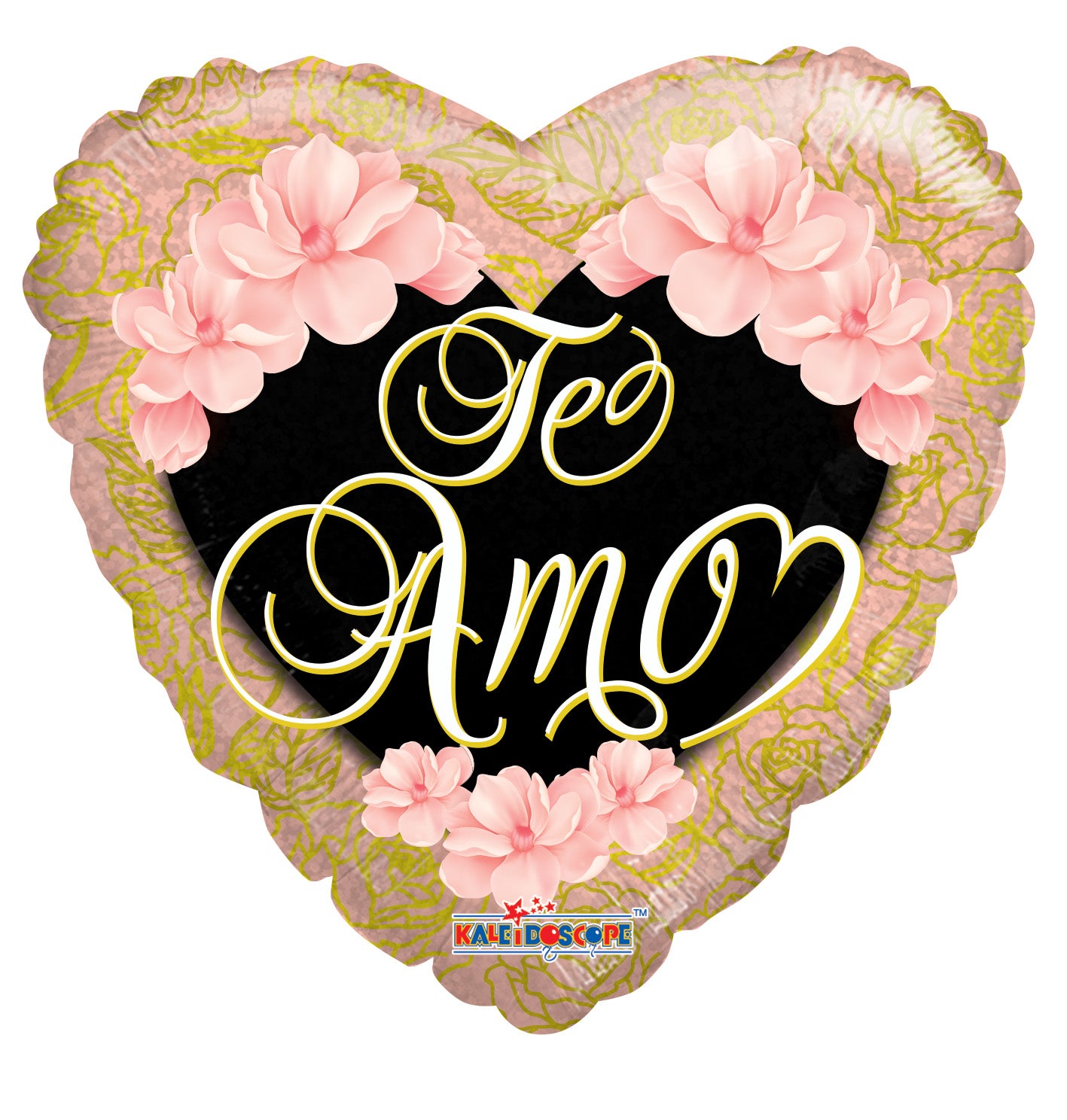 18" Te Amo Dorado Spanish Helium Foil Balloon (5 PACK) #37131