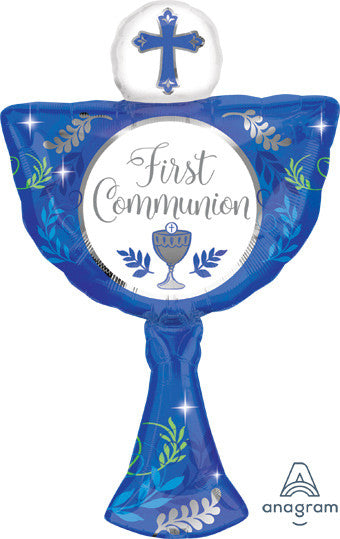 chalice balloon blue
