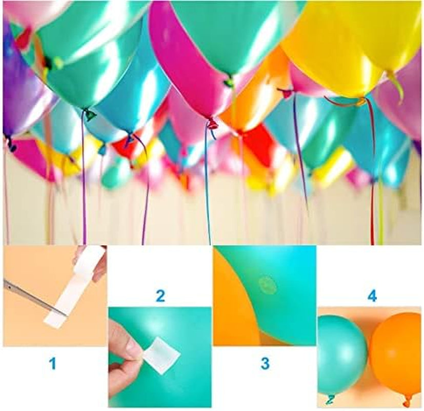 Balloon Arch Decoration Kit - Includes 2 Rolls of Tape Strips for Garlands, Parties, and Weddings