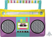 27" Large Shape Boom Box Helium Foil Balloon 1ct #39712