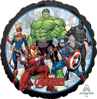 18" Marvel Avengers Powers Unite Helium Foil Balloon (5 Pack) #40709