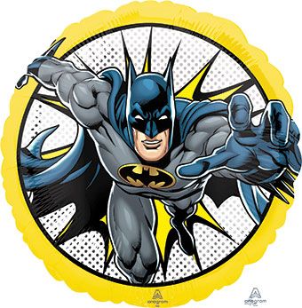 18" Batman Comic Burst Helium Foil Balloon 1ct #40714