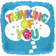 18" Thinking Of You Pillow Shaped Helium Balloon (5 PACK) #41403