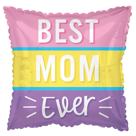 18" Best Mom Ever Helium Foil Balloons (5 Pack) #414088
