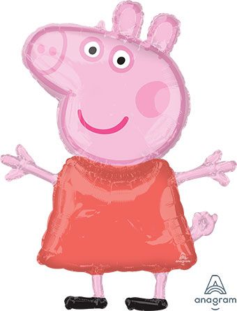 32" Peppa Pig Foil Balloon 1ct #41540