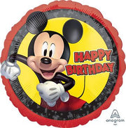 18" Happy Birthday Mickey Mouse Helium Foil Balloon 1ct #41892