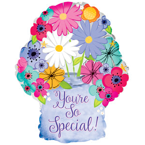 9" MINI You're So Special Flower Shape Foil AIR FILL ONLY (5 pack) #424207-09