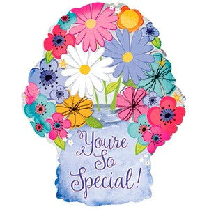 9" MINI You're So Special Flower Shape Foil AIR FILL ONLY (5 pack) #424207-09
