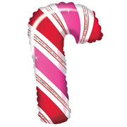 12" Christmas Candy Cane AIR FILL ONLY Foil Balloon (5 Pack) #424320