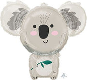 28"Large Koala Shape Helium Foil Balloon #42556