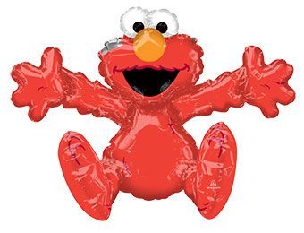 26" Sitting Elmo Helium Foil Balloon 1ct #42569