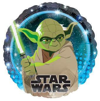 18" Star Wars Galaxy Yoda Helium Foil  Balloon 1ct #42750