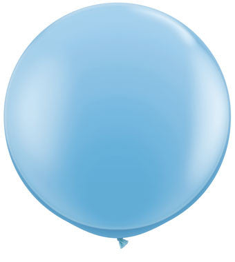 big pale blue balloon
