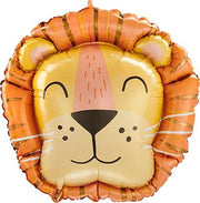 28" Head Wild Lion Shape Helium Foil Balloon 1ct #42879