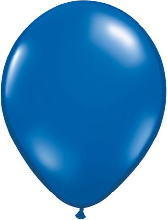 5" Qualatex Sapphire Blue Latex Balloons 100ct #43602