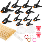 12-Pack Black Balloon Arch Clips - Balloon Arch Kit for Elegant Party Decorations