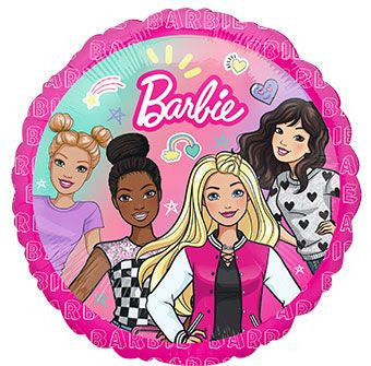 18" Barbie Dream Together Helium Foil Balloon 1ct #43741