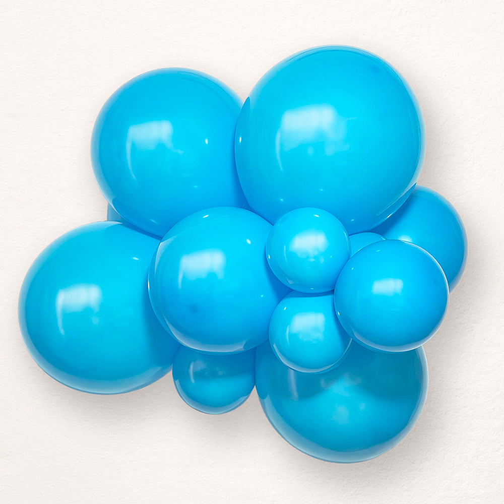 5" Cyan Blue Premium Balloons 100 per bag #18674