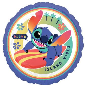 18" Lilo & Stitch Island Vibes Balloon 1 count- 46616