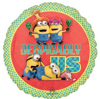 18" Despicable Us Minion Helium Balloon 1ct #46935