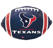 18" NFL Houston Texans Football Shape Helium Foil Balloon 1ct #29588