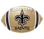 18" NFL New Orleans Saints Football Shape Helium Foil Balloon 1ct #29594