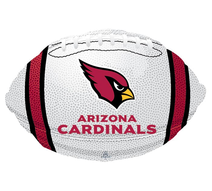 18" Arizona Cardinals Football Shape Helium Foil Balloon 1ct #88854