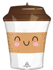 21" Coffee With Friends Helium Foil Balloon 1ct #47913