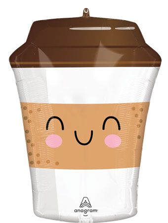 21" Coffee With Friends Helium Foil Balloon 1ct #47913