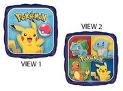 18" Pokemon Pikachu & Friends Square Helium Foil Balloon 1ct #48429