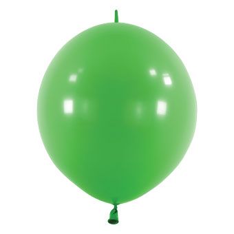 12" Link-O-Loon Anagram Green Latex Balloons 50 Bag #48736