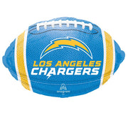 18" NFL San Diego Chargers Football Shape Helium Foil Balloon 1ct #26156