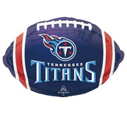 18" Tennessee Titans Football Shape Helium Foil Balloon 1ct #18117