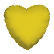 4" Gold Heart Foil Balloon Air Fill Only (5 PACK) #34108-04