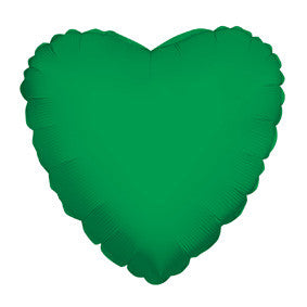 4" Green Hearts Foil Balloon Air Fill Only (5 PACK) #34113-04