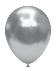 11" TufTex Effects Silvery Chrome Silver 50ct #50072