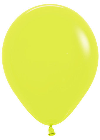 11" Sempertex Neon Yellow Balloons 100 Bag #53053