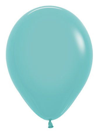18" Sempertex Fashion Robin's Egg Latex Balloons 25 Bag #55097