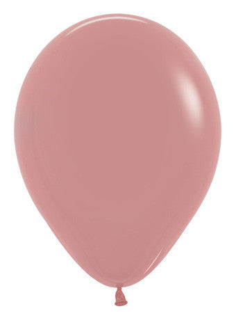 11" Sempertex Deluxe Rose Wood Balloons 100 Bag #53164