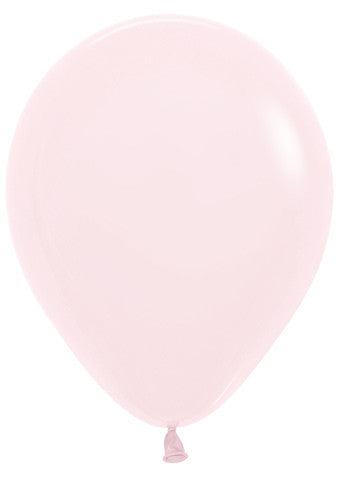 5" Sempertex Pastel Matte Pink Balloons 100 Bag #51174