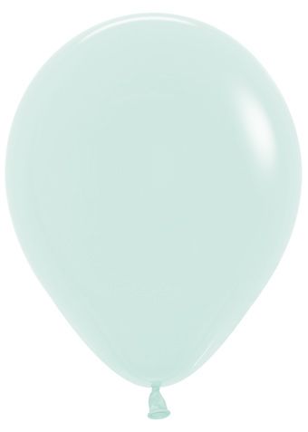 5" Sempertex Pastel Matte Green Balloons 100 Bag #51176