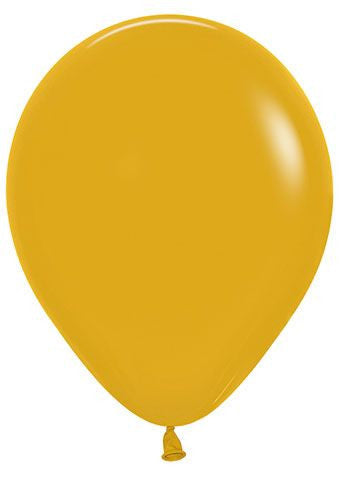 11" Sempertex Deluxe Mustard Balloons 100 Bag #53369