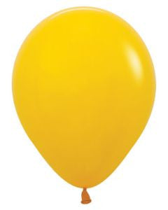5" Sempertex Deluxe Honey Yellow Balloons 100 Bag #51526