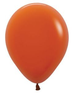 5" Sempertex Deluxe Sunset Orange Balloons 100 Bag #51528