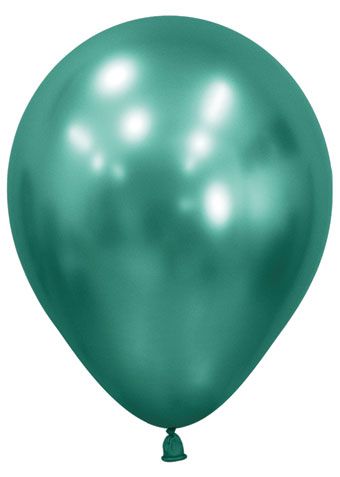 5" Sempertex Reflex Aurora Green Latex Balloons 100 Bag #51541