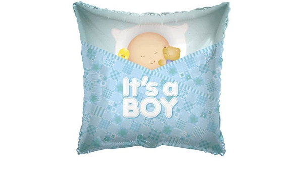 18" It's A Boy Baby Quilt Helium Foil Balloon (5 PACK) #17734