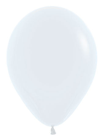 11" Sempertex Fashion White Balloons 100 Bag #53002B
