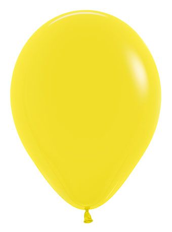 24" Sempertex Fashion Yellow Latex Balloons 1 count #59005