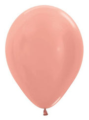 sempertex balloons, rose gold balloons